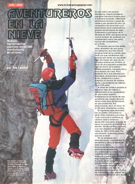 Aventureros en la nieve - Abril 1993