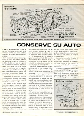 Conserve su Auto Inoxidable - Enero 1973