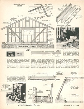 Construya El Patio-Garaje MP - Agosto 1965