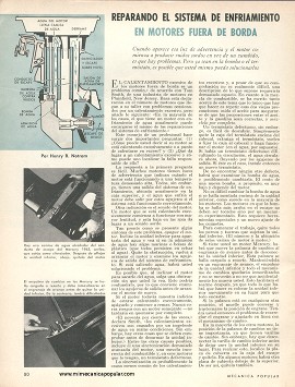 Reparando el sistema de enfriamiento en motores fuera de borda - Agosto 1965