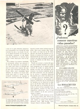 Ingenioso Equipo para Nadar Mejor - Octubre 1973