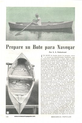 Prepare su Bote para Navegar - Mayo 1949