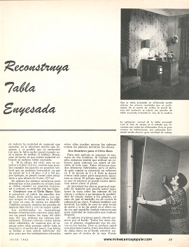 Reconstruya con Tabla Enyesada - Julio 1965