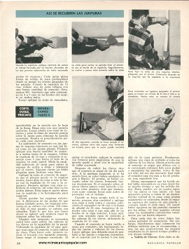 Reparaciones con Tabla Enyesada - Agosto 1965