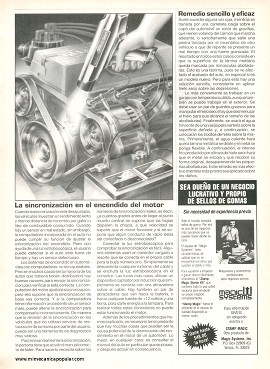 La sincronización en el encendido del motor - Abril 1993