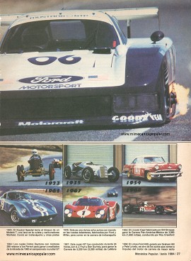 82 años de Ford en las carreras - Junio 1984