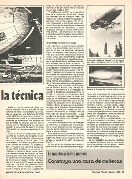 Avances... ...de la técnica - Agosto 1981