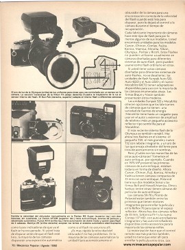 Cámaras fotográficas más automáticas que nunca - Agosto 1980