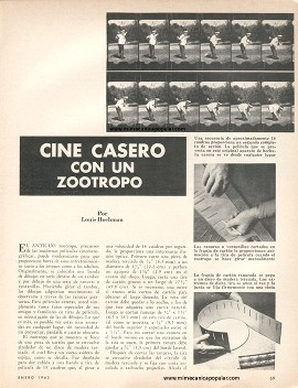 Cine Casero con un Zootropo - Enero 1963