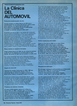 Clínica del Automóvil - Enero 1973