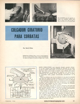 Colgador giratorio para corbatas - Febrero 1966