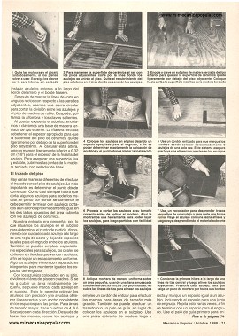 Decore con pisos de cerámica - Octubre 1986