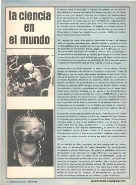 La ciencia en el mundo - Mayo 1974