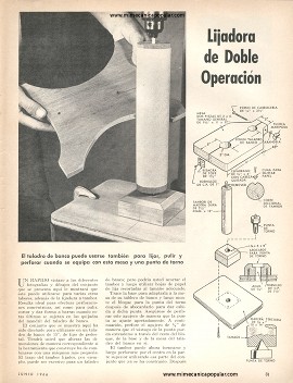 Lijadora de Doble Operación - Junio 1966