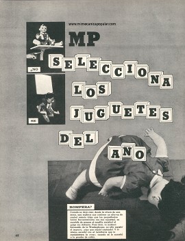 MP Selecciona Los Juguetes Del Año - Febrero 1963