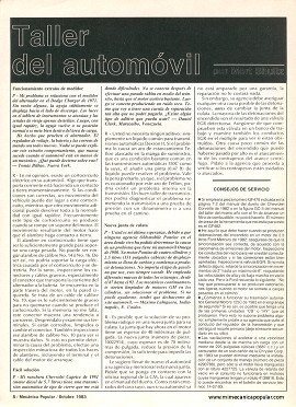 Clínica del Automóvil - Octubre 1983