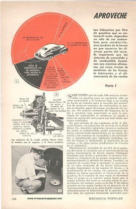 Aproveche mejor la gasolina en su automóvil - Enero 1949