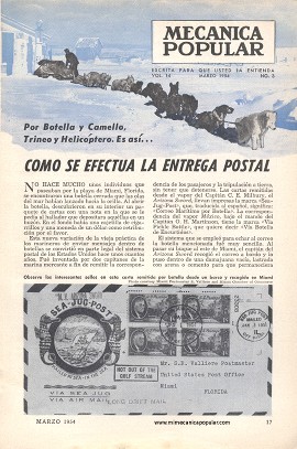 Cómo se Efectúa la Entrega Postal - Marzo 1954