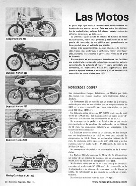 Las Motos del 74 - Abril 1974