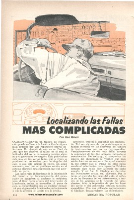 Localizando las Fallas más Complicadas - Abril 1960