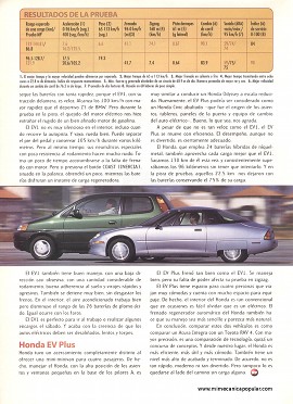 General Motors y Honda presentan sus autos eléctricos - Agosto 1997