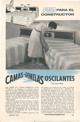 Camas-Gemelas Oscilantes - Junio 1957