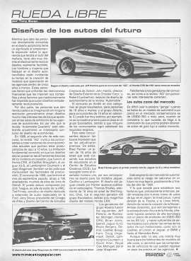 Diseños de los autos del futuro - Junio 1989