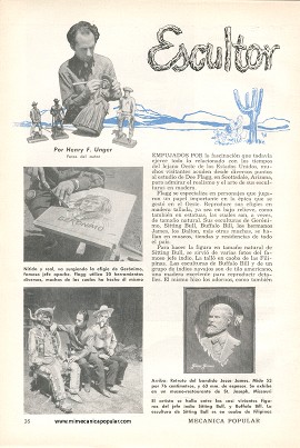 Escultor del Viejo Oeste - Junio 1959