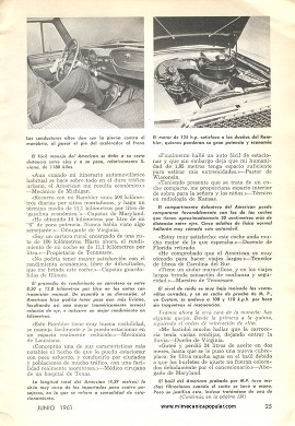 Informe de los dueños: Rambler American - Junio 1961