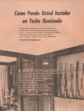 Cómo Puede Usted Instalar un Techo Iluminado - Enero 1968