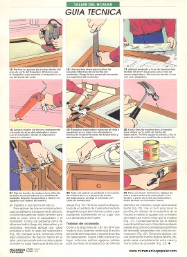 Mejorando el mostrador de la cocina -laminado - Enero 1995