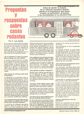 Preguntas y respuestas sobre casas rodantes - Enero 1980