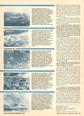 Problemas de la pintura y sus soluciones - Septiembre 1983
