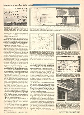 Problemas de la pintura y sus soluciones - Septiembre 1983