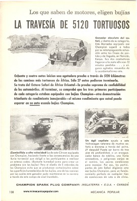 Publicidad - Bujías Champion - Marzo 1961