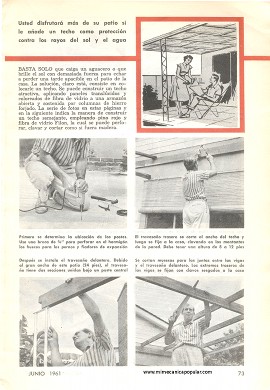 Techo de Patio - Junio 1961