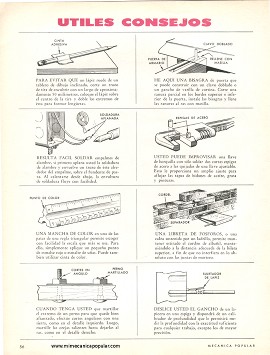 Útiles consejos para el artesano - Octubre 1962
