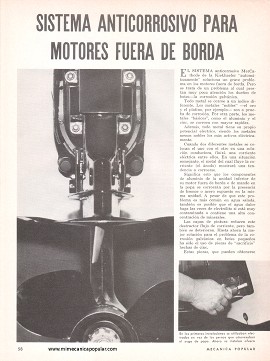 Sistema Anticorrosivo Para Motores Fuera de Borda - Abril 1968