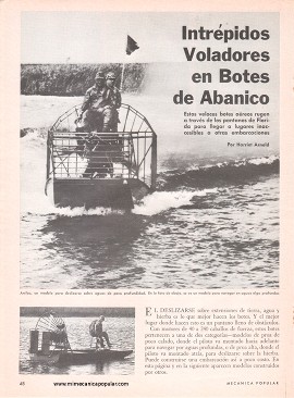 Intrépidos Voladores en Botes de Abanico - Mayo 1968