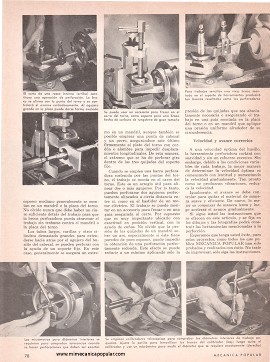 Cómo Construir y Usar Herramientas Perforadoras para el Torno - Noviembre 1968