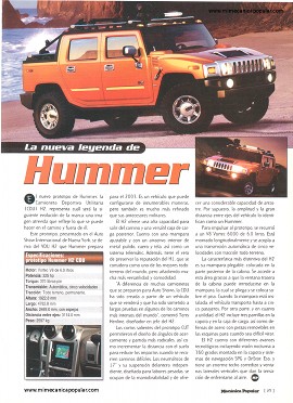 La nueva leyenda de Hummer H2 - Junio 2001