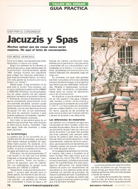 Jacuzzis y Spas - Noviembre 1995