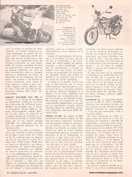 Las Motos de Turismo - Junio 1975