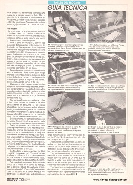 Mesa Plegable Para Cuatro - Octubre 1993
