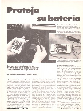 Proteja la batería del automóvil - Agosto 1979
