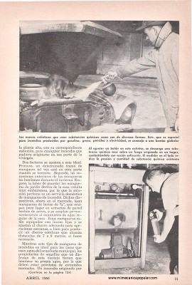 Qué Hacer Hasta que Lleguen los Bomberos - Abril 1960