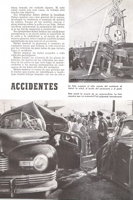 La Cámara y los Accidentes - Abril 1950