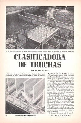 Clasificadora de Truchas - Julio 1958