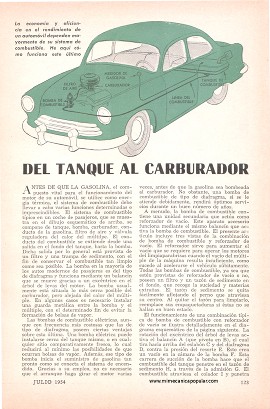 Del Tanque al Carburador - Julio 1954