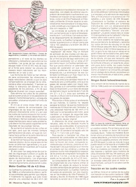 Lo nuevo en los autos nuevos - Enero 1988